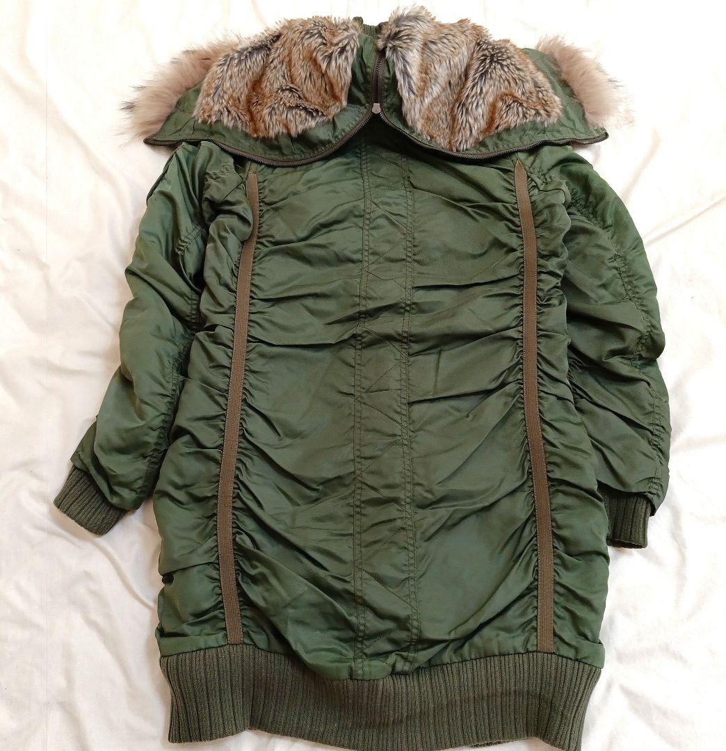 美品】Avirex Ltd ラクーンファー モッズコート L-2B ロング丈