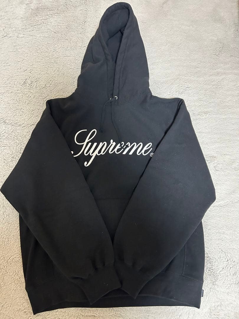 Supreme パーカー ブラック org.jpg
