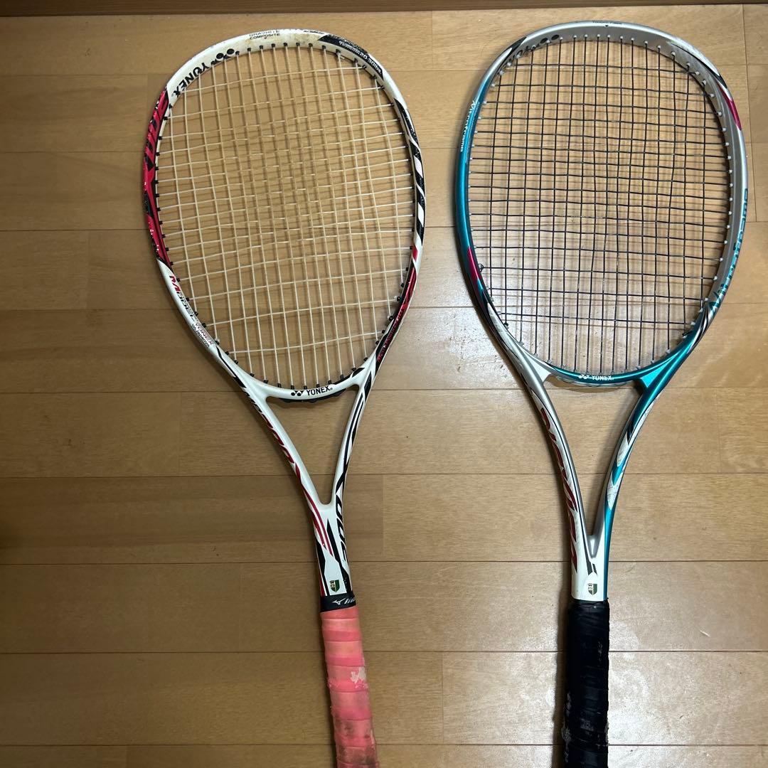 YONEX VCORE 100 軟式テニスラケット G3 ケース付2本セット YONEX VCORE 100 軟式テニスラケット G3 ケース付2本セット Amazon