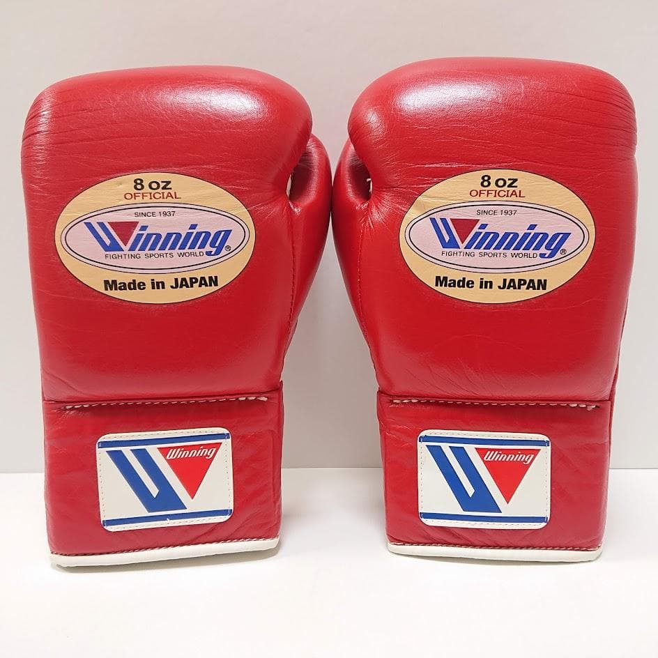 winning ウイニング ボクシンググローブ 8oz 赤 MS-200 - メルカリ