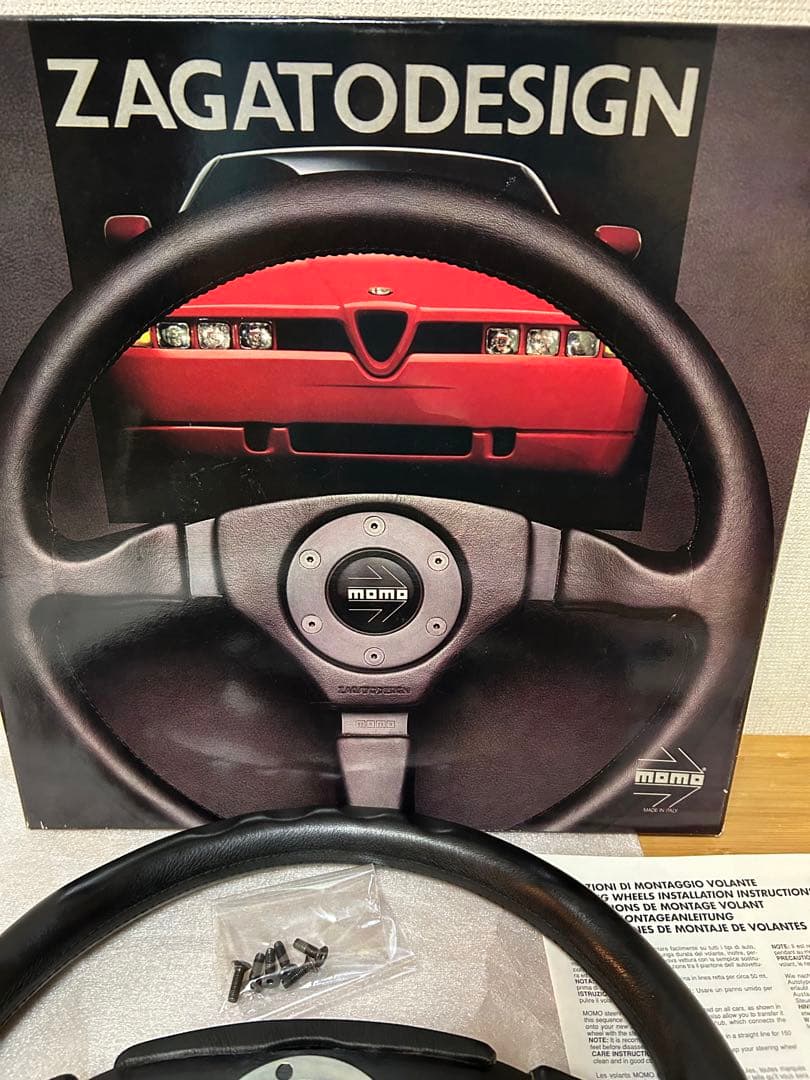 超希少【絶版】MOMO ZAGATO DESIGN モモザガートデザインハンドル