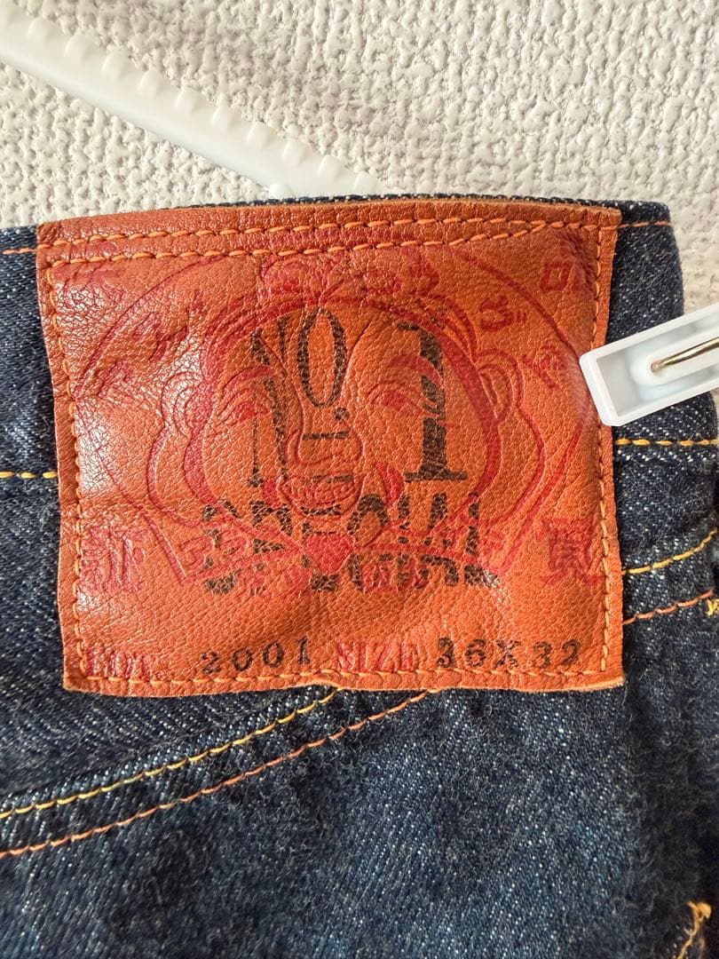 EVISU No.1 Lot.2001 36×32 ホワイト大黒 ビッグカモメ - メルカリ