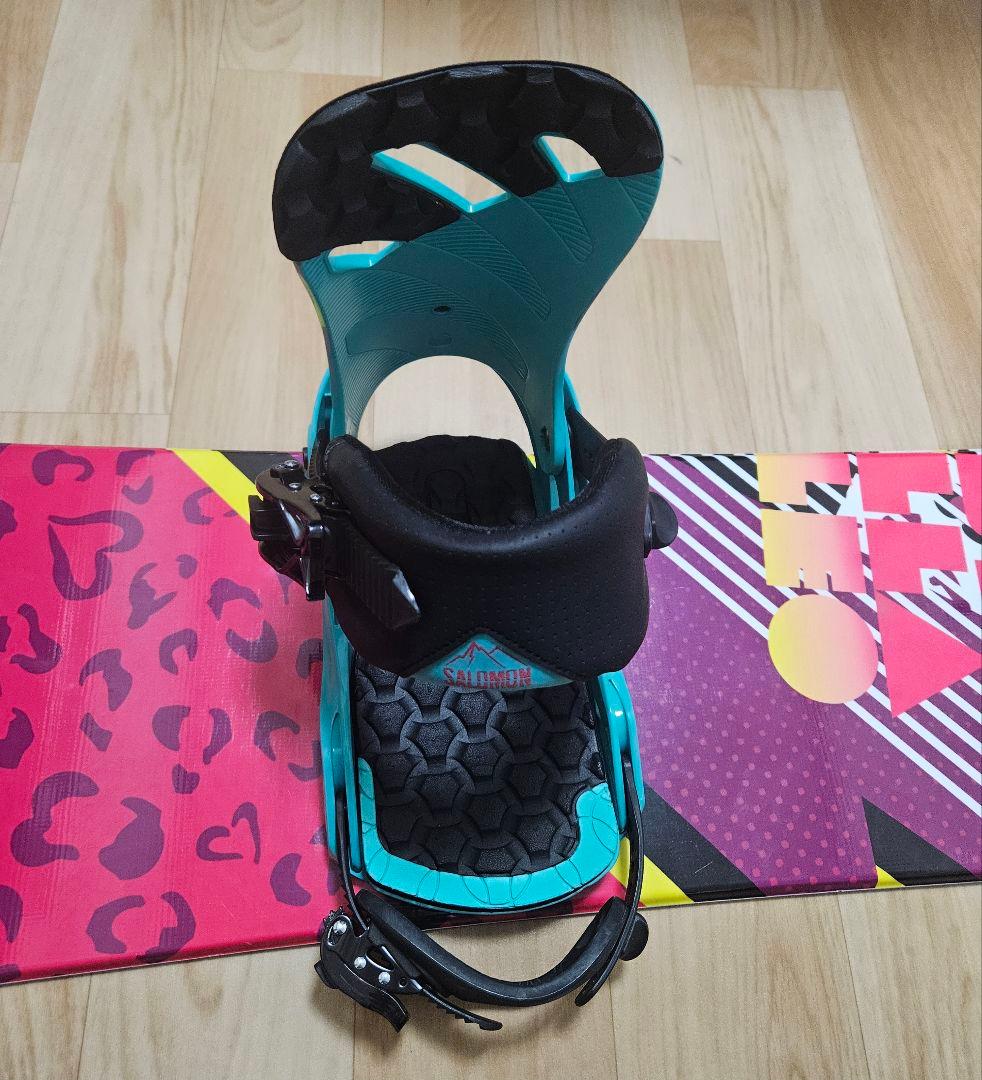 SALOMON ビンディングSサイズ STELLALEO スノボ板147cm - メルカリ