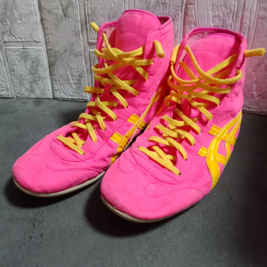 ASICS レスリングシューズ ピンク (旧オーダー)