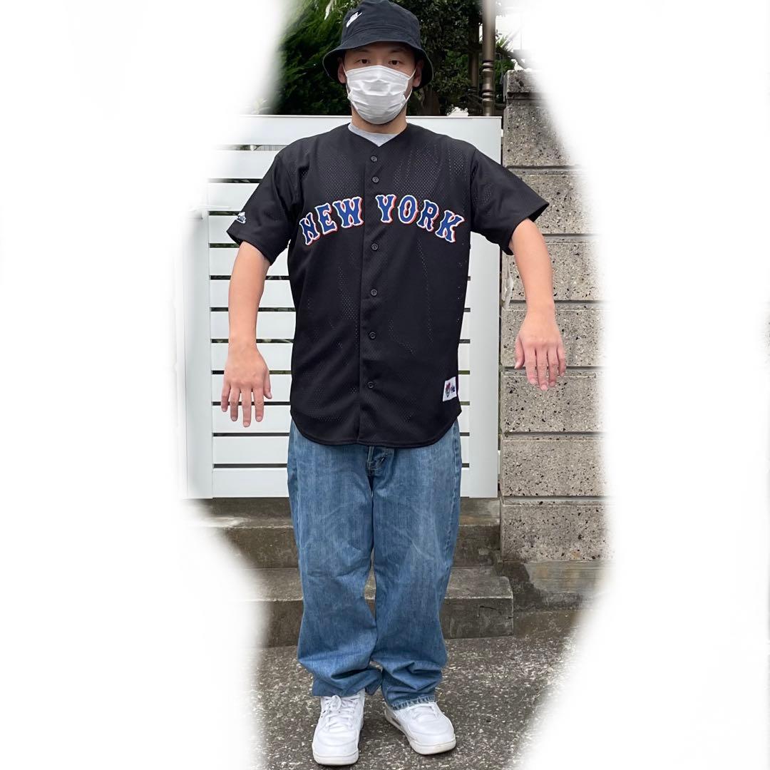 タグ付き未使用 USA製90's majestic NY.Mets ゲームシャツ - メルカリ