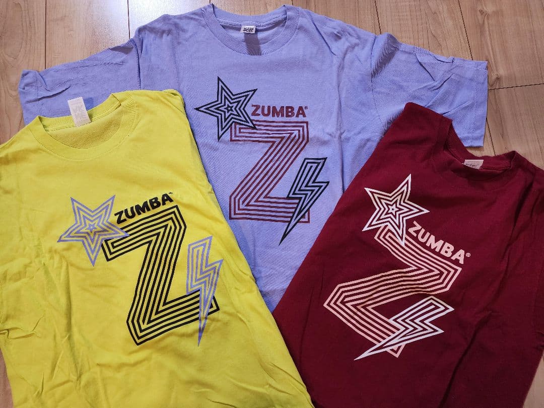 ZUMBA Tシャツ 3枚セット Lサイズ【正規品】 - メルカリ