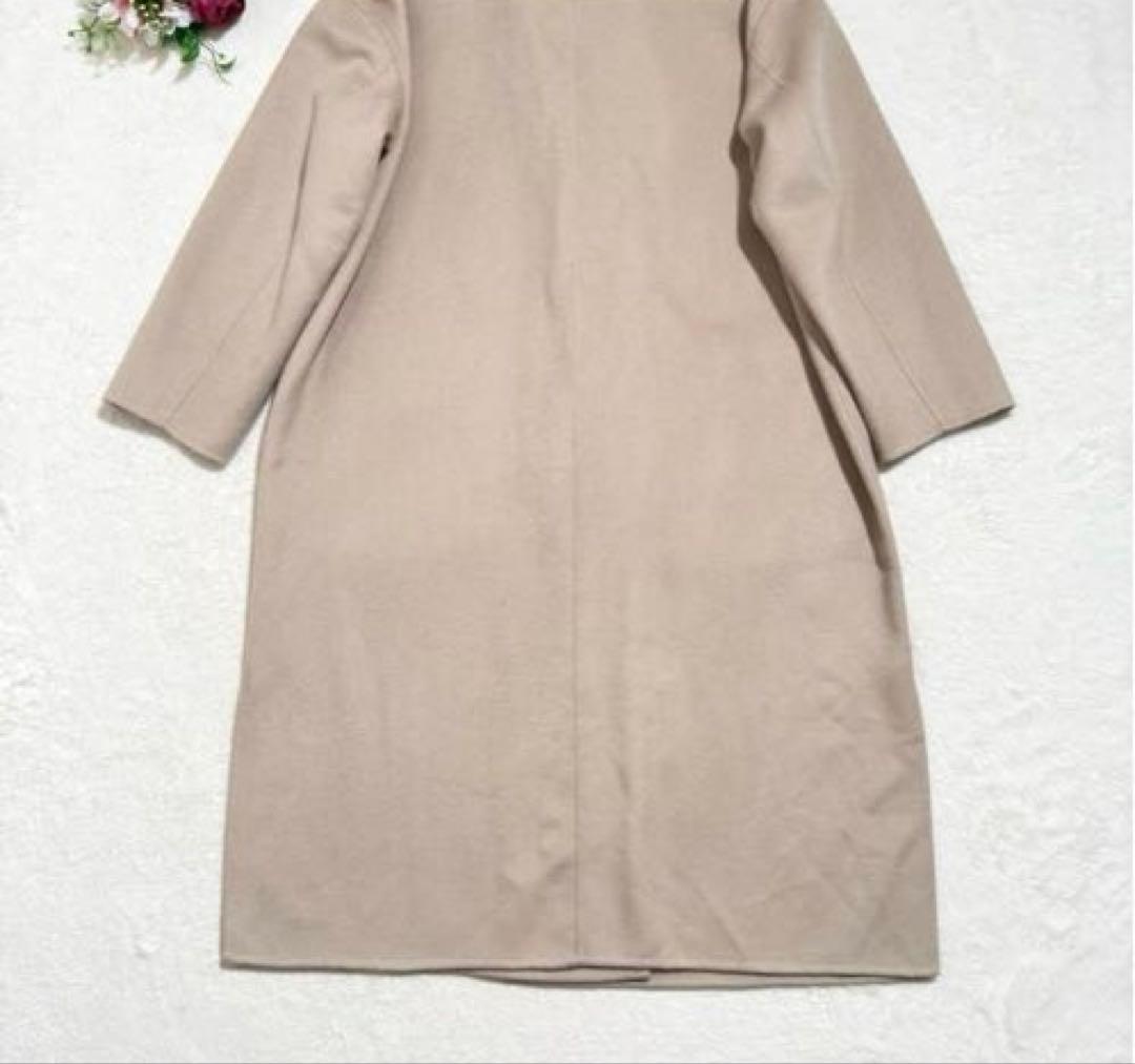 美品 23区 リバーロングコート ダブルフェイス ゆったり 完売 カシミア