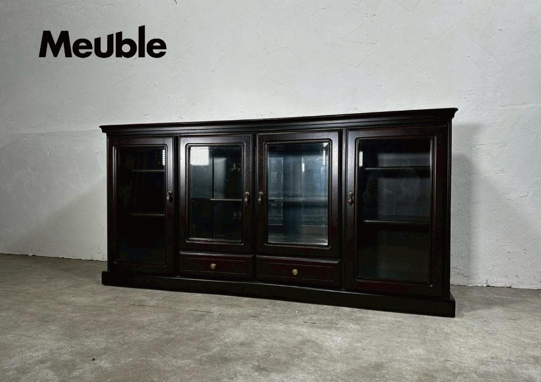 『Meuble』モーブル サイドボード リビングボード 飾棚 RWsid16 開梱設置無料]【大川家具】サイドボード 200cm幅 エンゲージ オーク