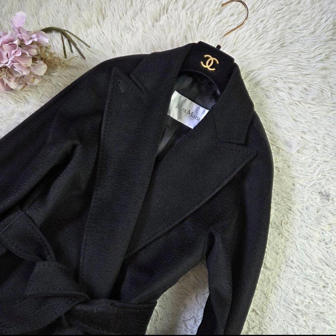 極美品 Max Mara マニュエラ キャメル100% サイズ40 L ブラック - メルカリ