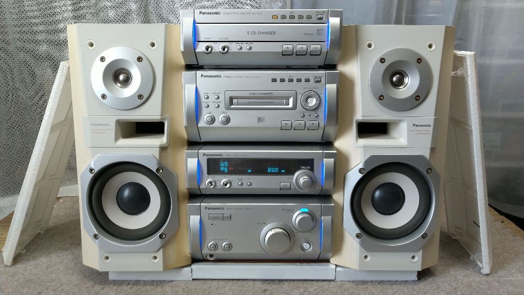 Panasonic CDコンポ SE-HD615他5CD-リモコン取説付き
