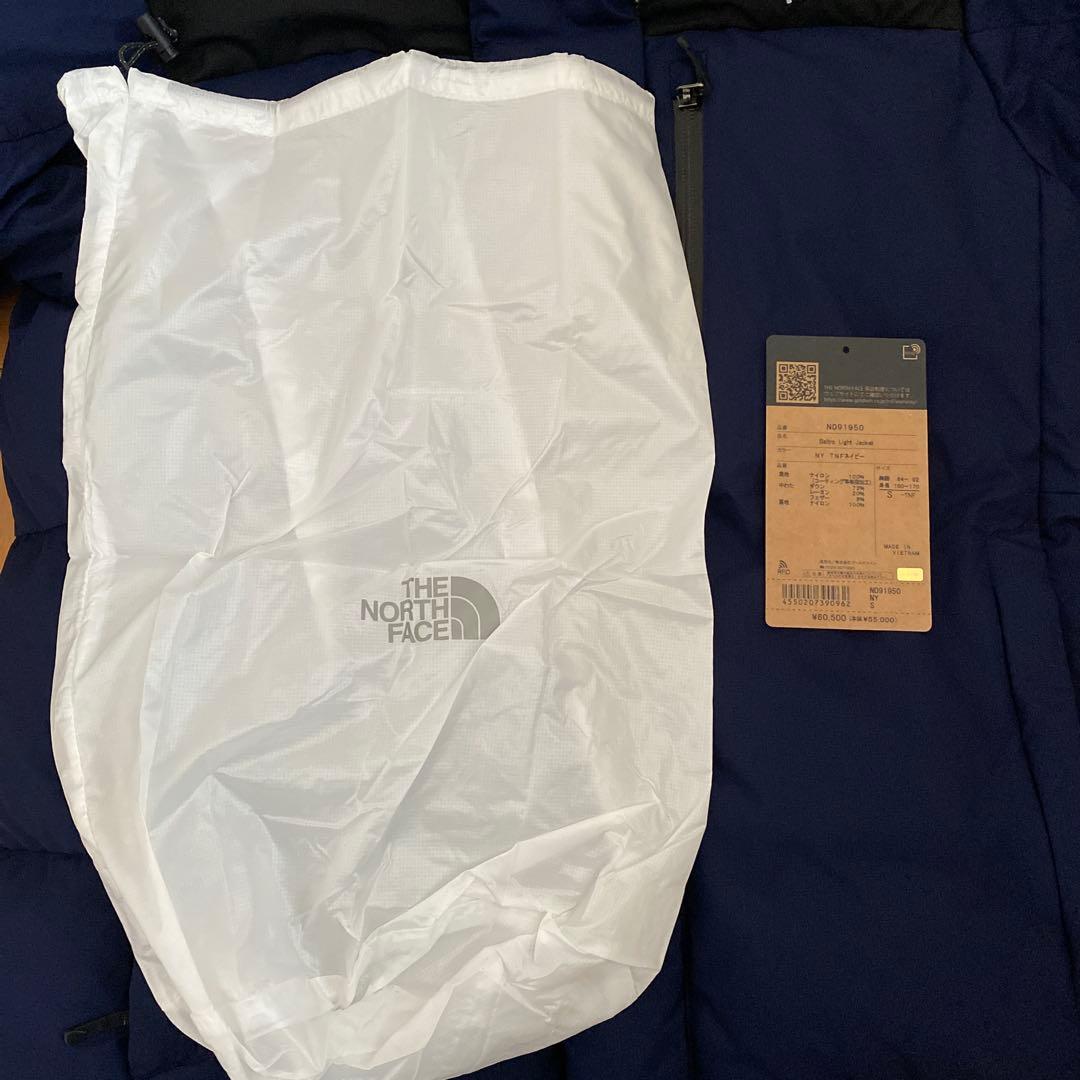 THE NORTH FACE バルトロ ネイビー タグ、収納袋付き