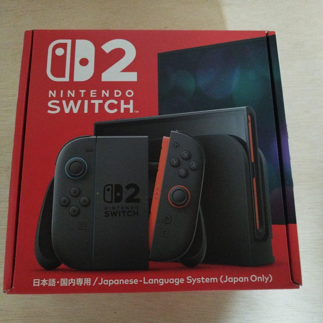 Nintendo Switch2 日本語専用 本体 新品レシート付き未使用未開封