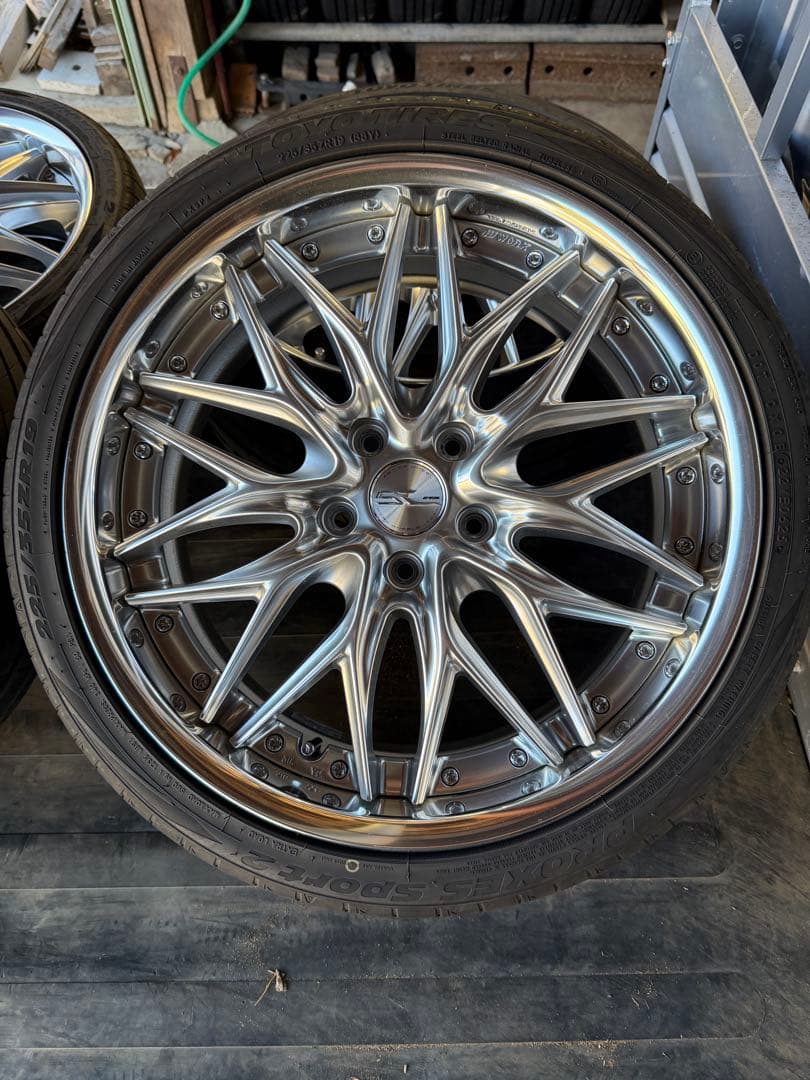 WORK シュバート クヴェル 19 7.5j +44 114.3 5穴