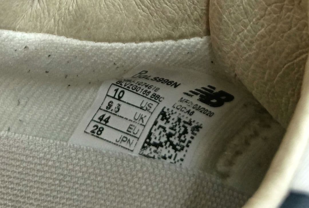 限定生産品 New BalanceUGLS996Nゴルフシューズ28cm上263 - メルカリ
