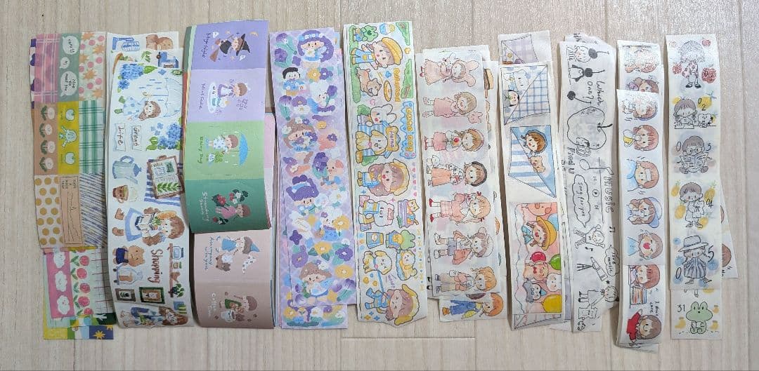 ☆海外マステ☆molinta 1ループ 10種 切り売り Aセット - メルカリ