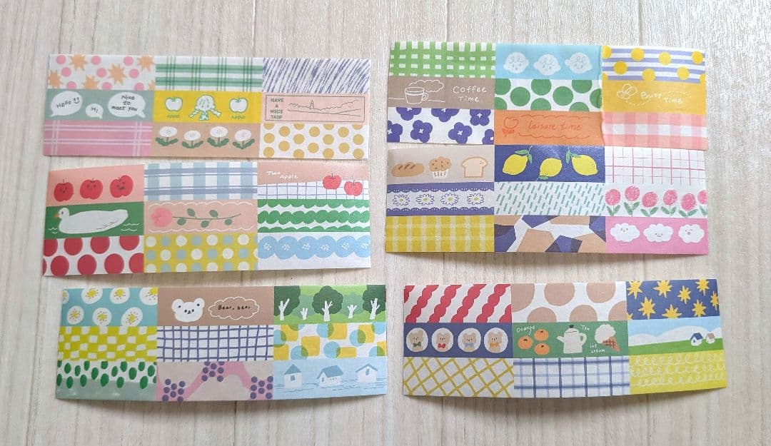 ☆海外マステ☆molinta 1ループ 10種 切り売り Aセット - メルカリ