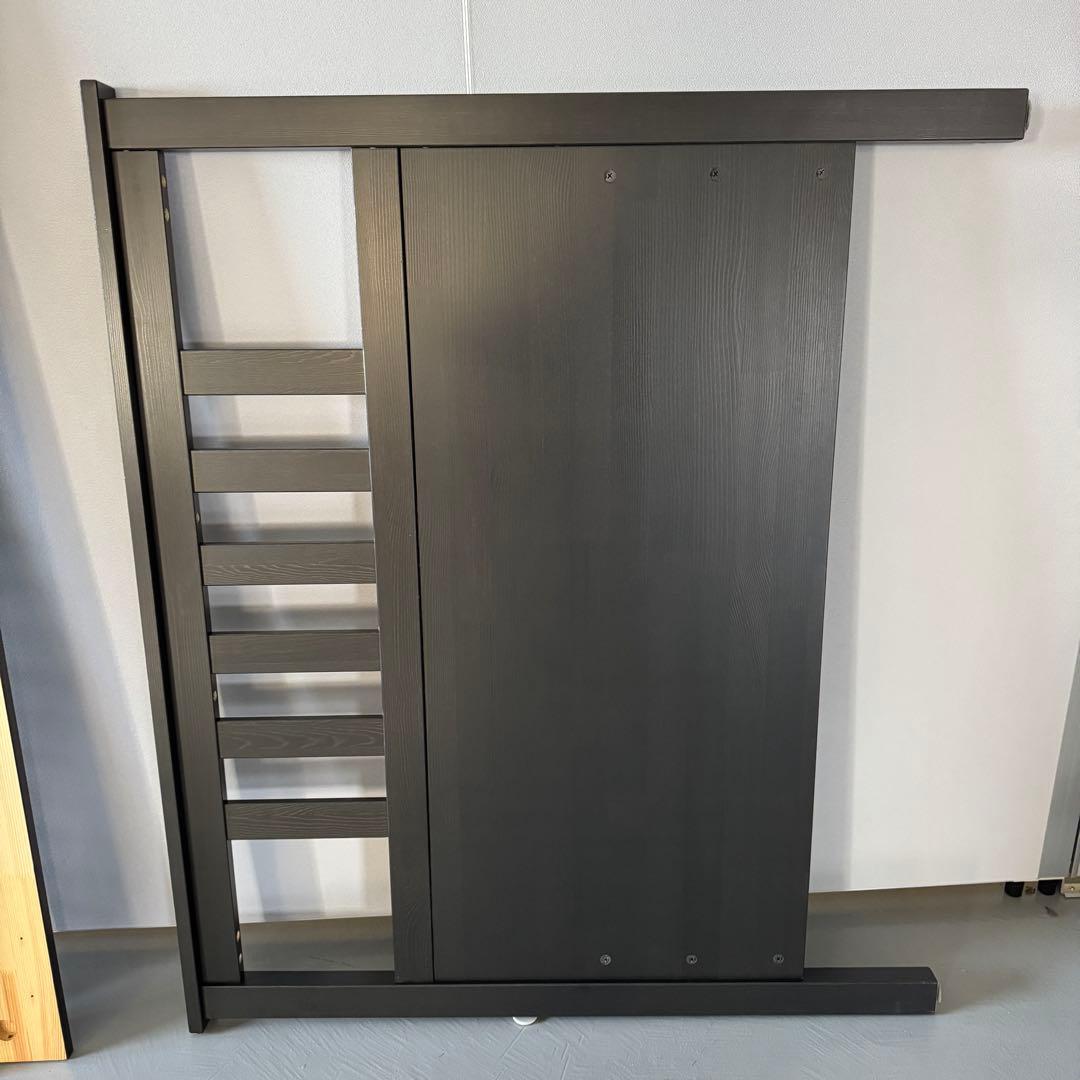 すのこセット】IKEA ベッドフレーム HEMNES & LÖNSETブラッ