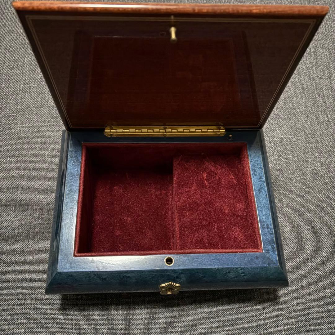オルゴール REUGE イタリア製 宝石箱 昭和レトロ ジュエリーボックス