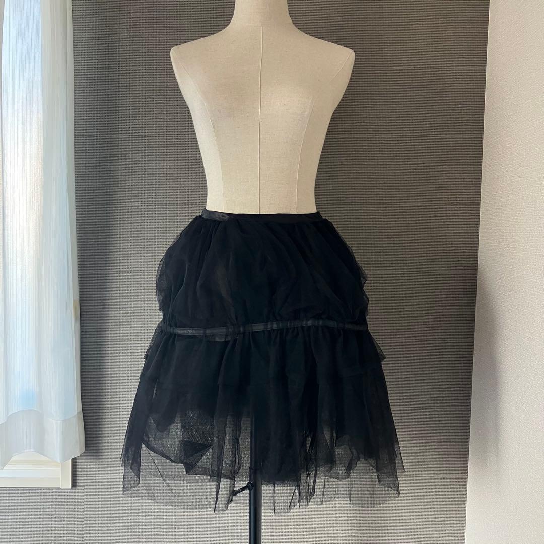 美品　コムデギャルソン　チュール　ミニスカート　S ブラック　AD1995 楽天市場】comme des garcons フリル（スカート｜ボトムス