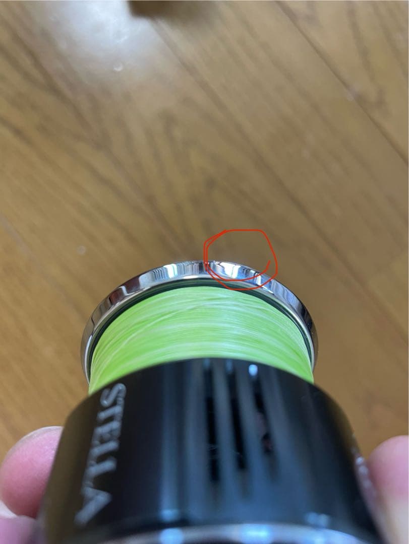 22ステラC3000XG ウッドノブ替えスプール付き