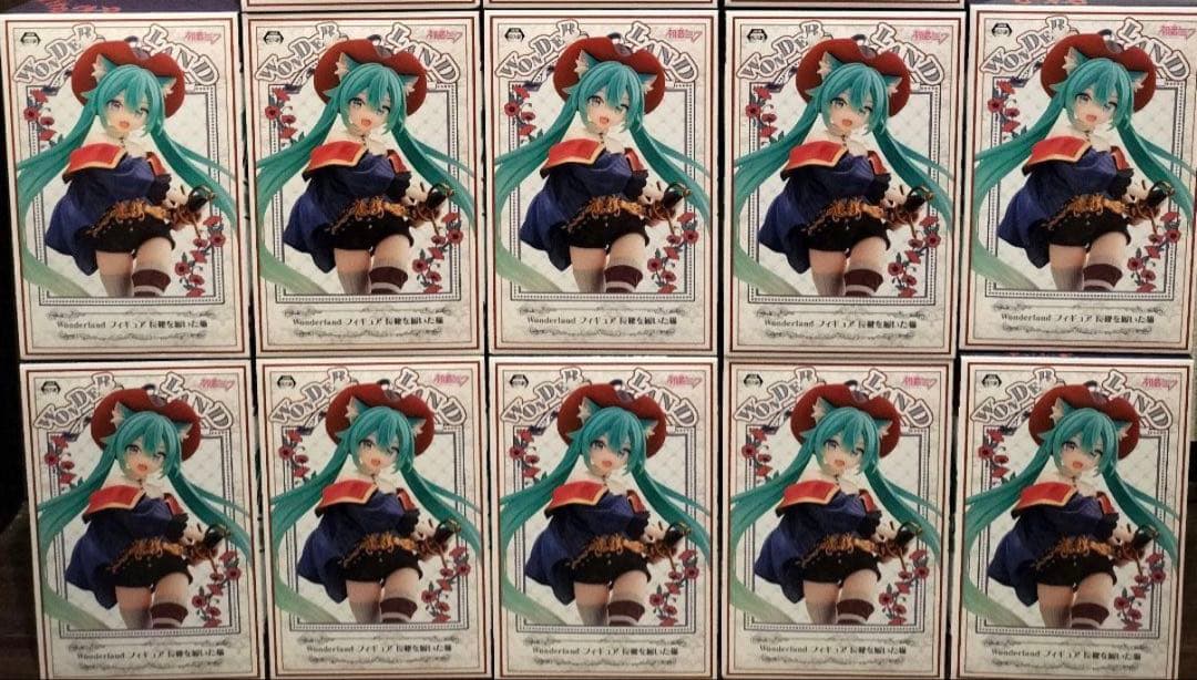 初音ミク 長靴をはいた猫 Wonderland フィギュア10体セット 初音ミク』Wonderlandシリーズの新作プライズフィギュアが登場！「長靴