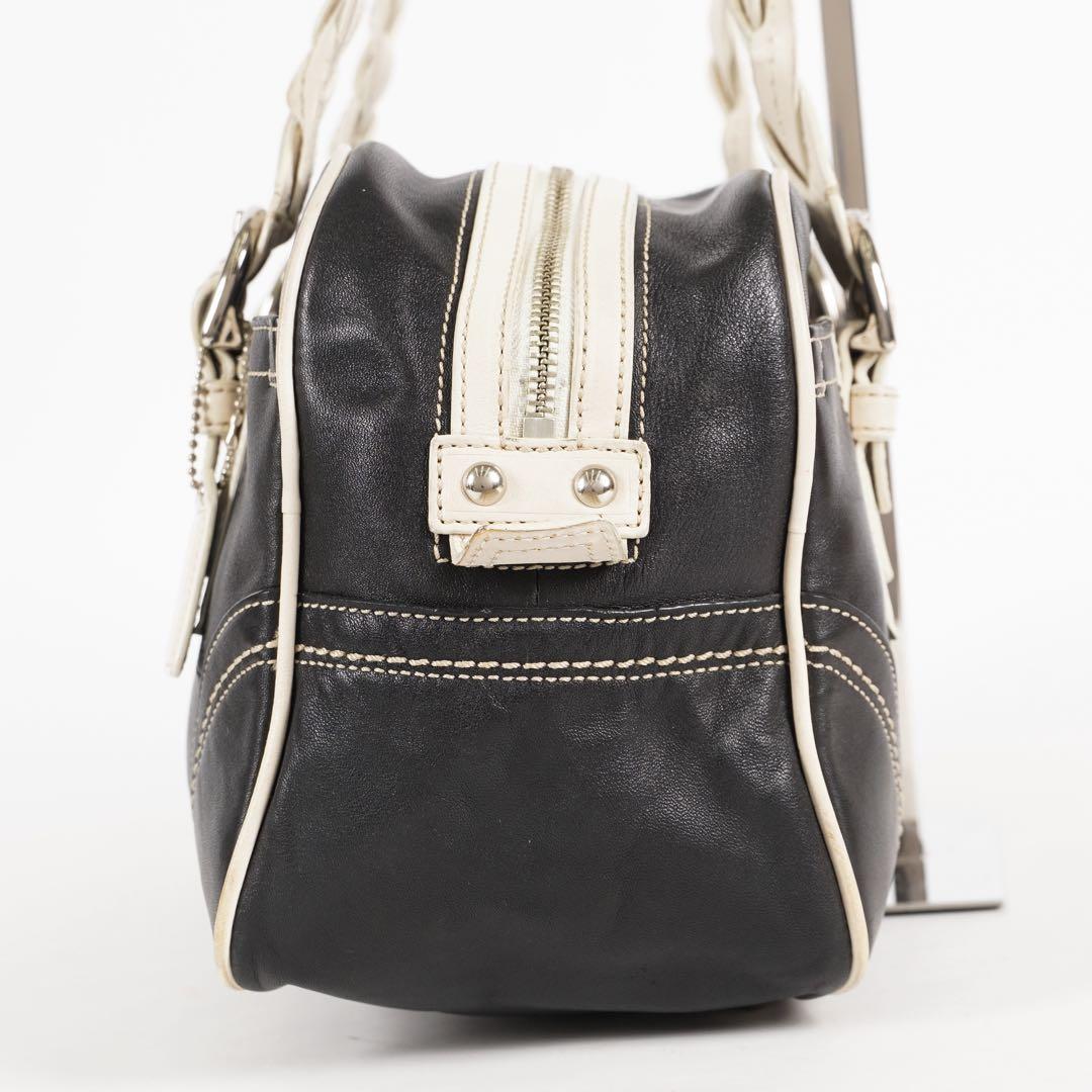 COACH Leather Mini Boston Bag y2k - メルカリ