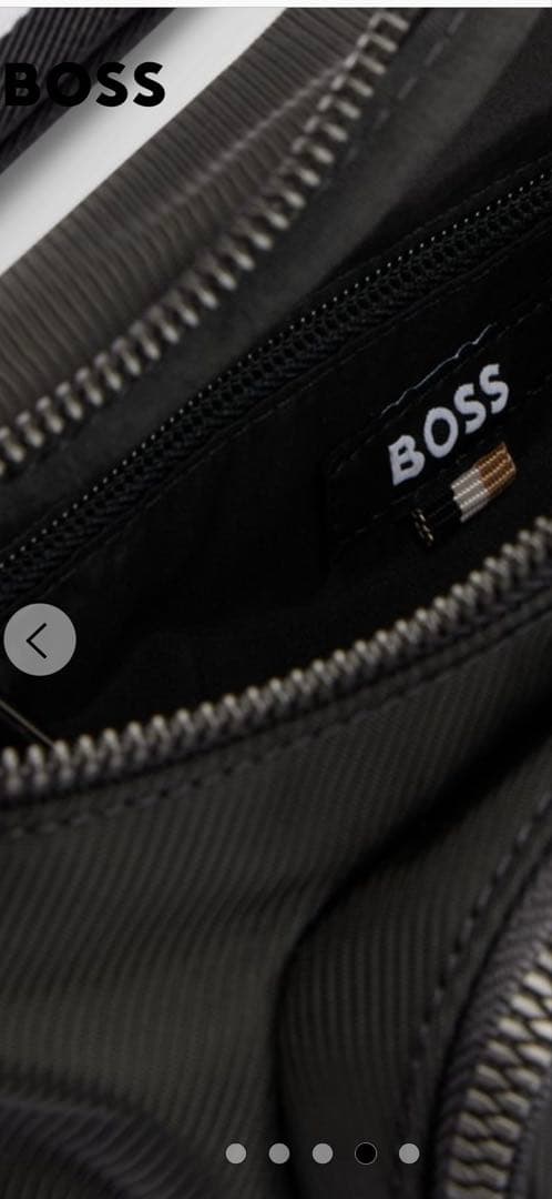 BOSS ストラップチャード ベルトバッグ ブラック