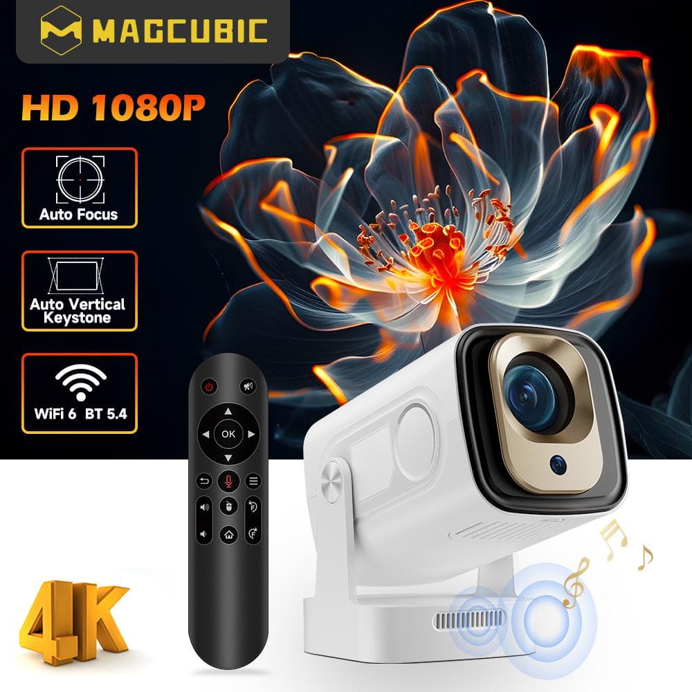 【新品・未使用】Magcubic HY310 ミニプロジェクター 4Kサポート Amazon.co.jp: プロジェクター 家庭用【オートフォーカス・音声