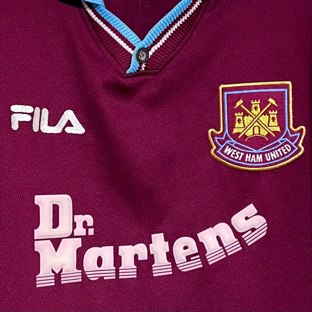 当時物】99-01 ウェストハム ♯10 ディカーニオ【L-XL相当】ホーム