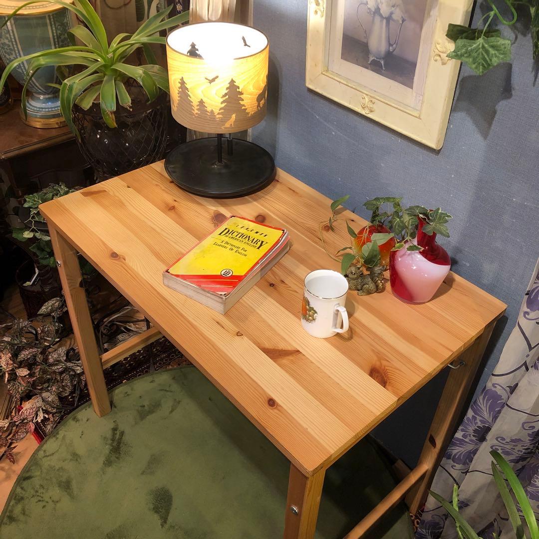 なか様専用Sale L1 無印良品 パイン材無垢 折りたたみ式 デスク なか