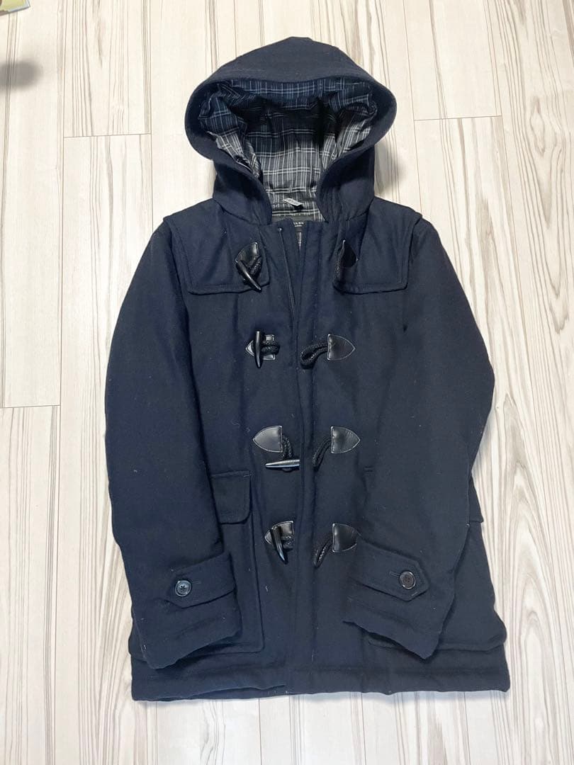 値下げ】BURBERRY BLACK LABEL ダッフルコート M ネイビー