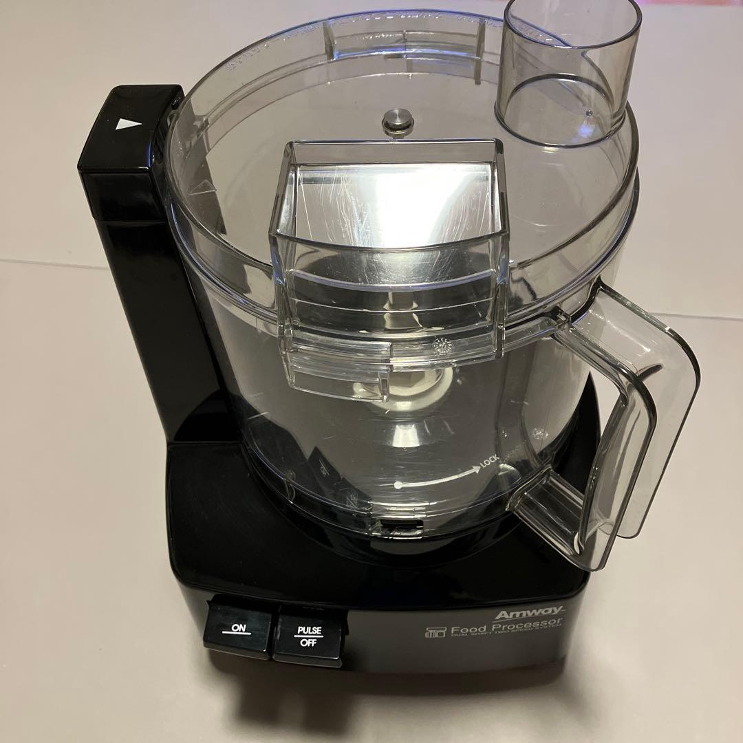 アムウェイ　フードプロセッサー 黒＋ケース付オプションパーツセット アムウェイ フードプロセッサー＋ケース付オプションパーツセット（白