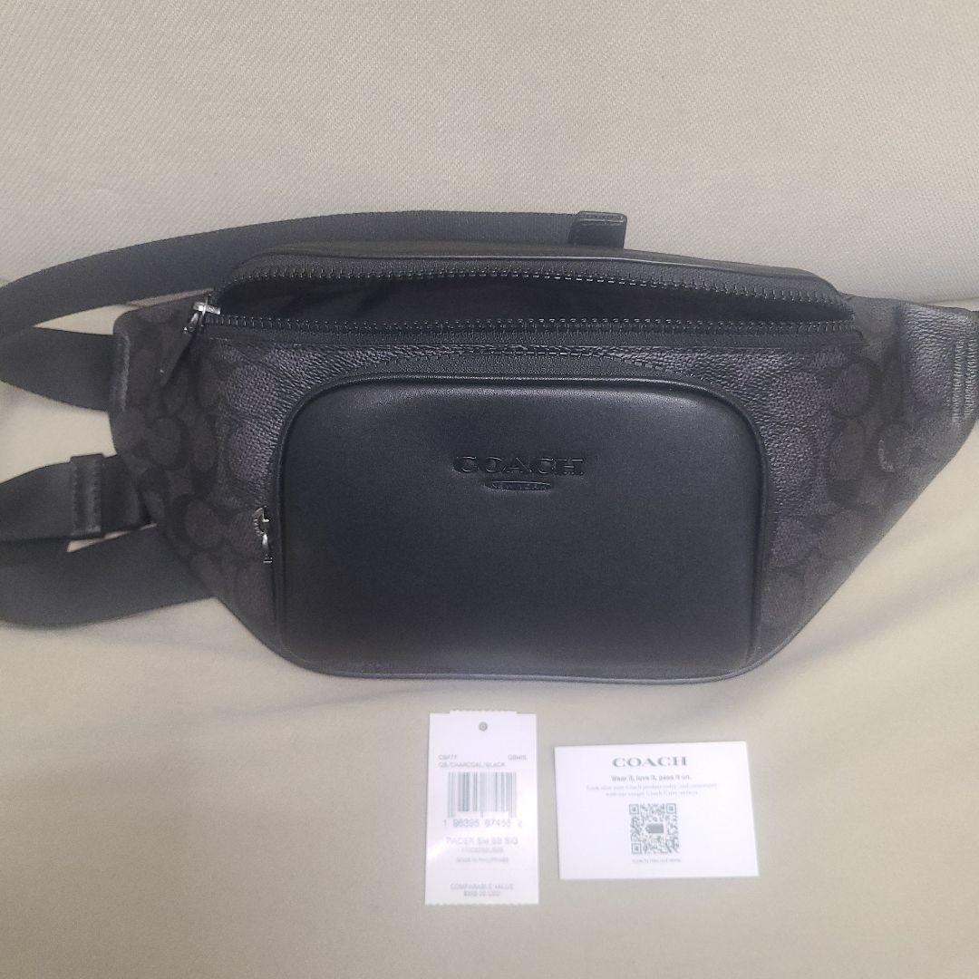 COACH コーチ レーサー スモール ベルト バッグ・シグネチャー