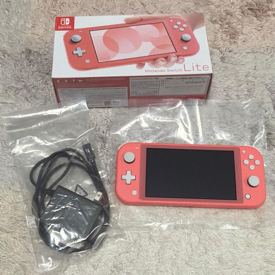 Nintendo Switch Lite 本体 ピンク 充電器付き Nintendo Switch Lite ピンク（本体と充電器） Nintendo Switch Lite