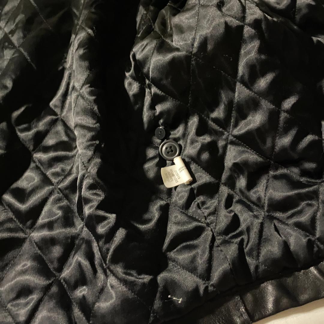 00s 名作 GAP カウレザージャケット ブラック - メルカリ