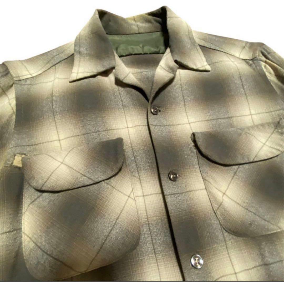 PENDLETON ペンドルトン ウール オンブレ ボードシャツ ベージュ M PENDLETON（ペンドルトン） シャツ 別注 ボードシャツ メンズ