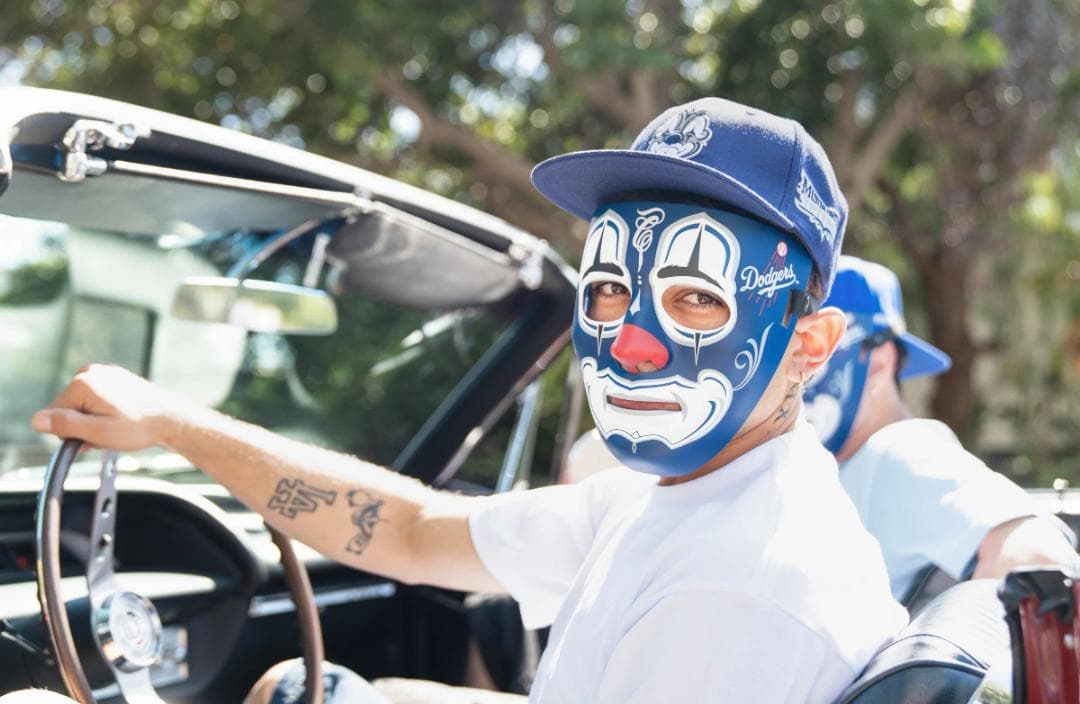 MR CARTOON MLB CLOWN MASK LA DODGERS マスク - メルカリ
