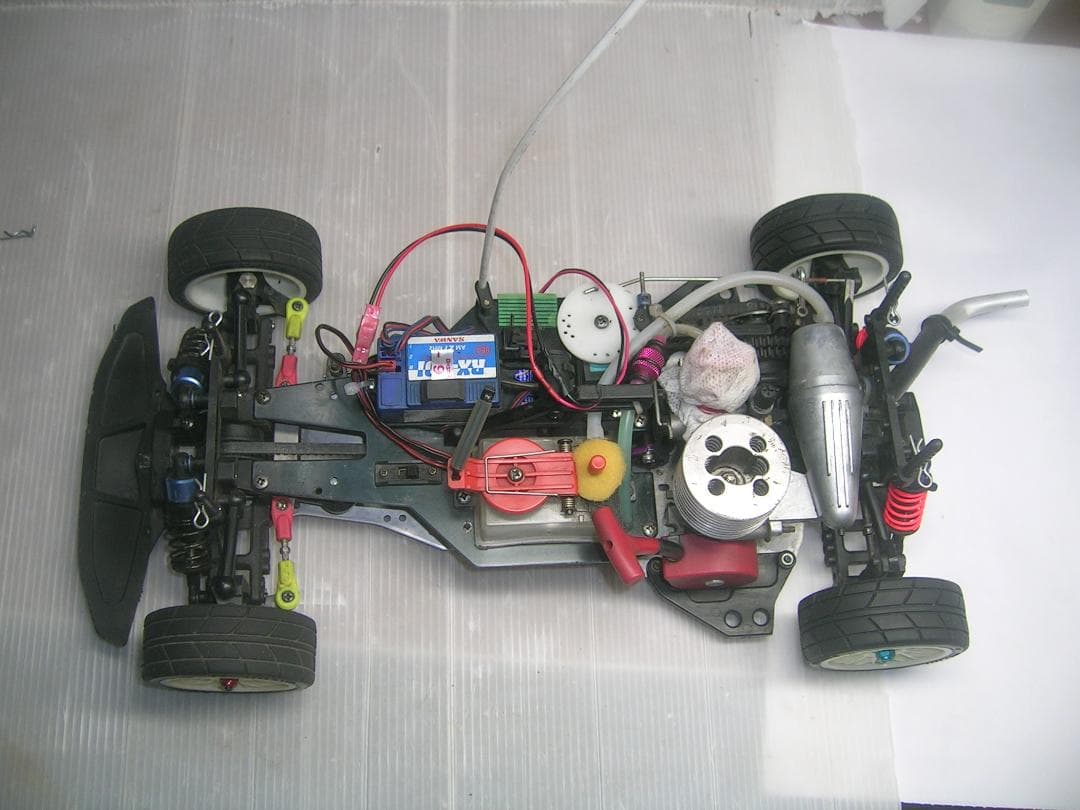 2速ミッション！すぐ遊べる調整済!、簡易後方排気！京商GPスパイダーMkⅡ