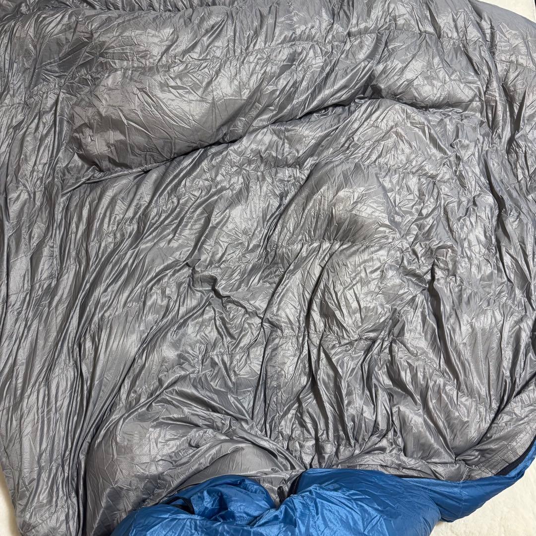 美品NANGA ダウンシュラフ オーロラテックス600STDブルーR/ZIP - メルカリ