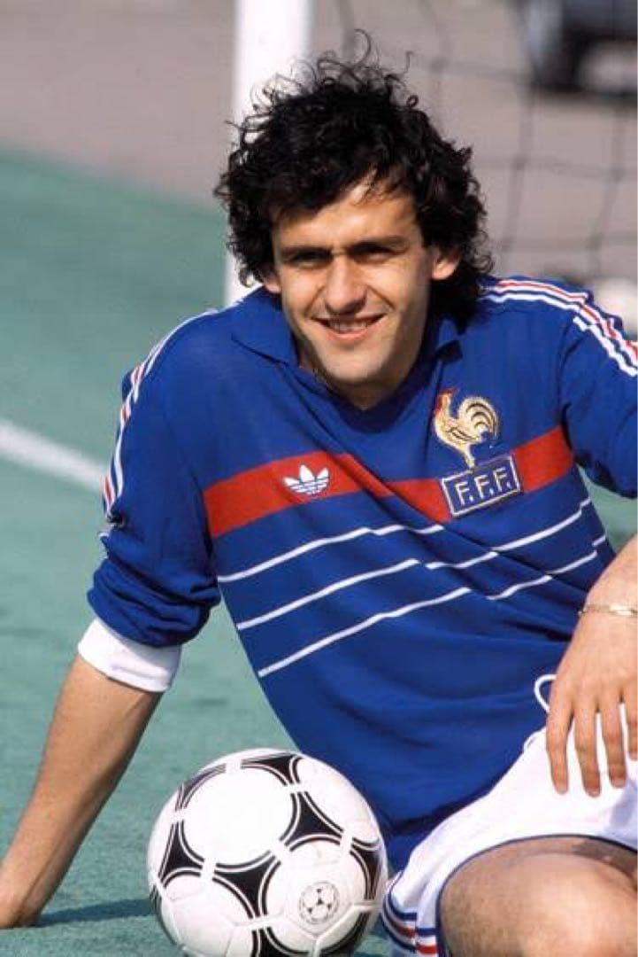 フランス代表　1982 ホーム　長袖　ユニフォーム　ビンテージ　プラティニ フランス代表 1982 ホーム 長袖 ユニフォーム ビンテージ プラティニ