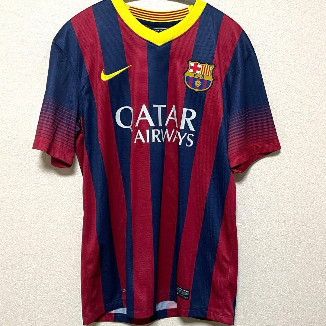 正規品】FCバルセロナ 13-14 イニエスタ ホーム 海外M-ネット販促品