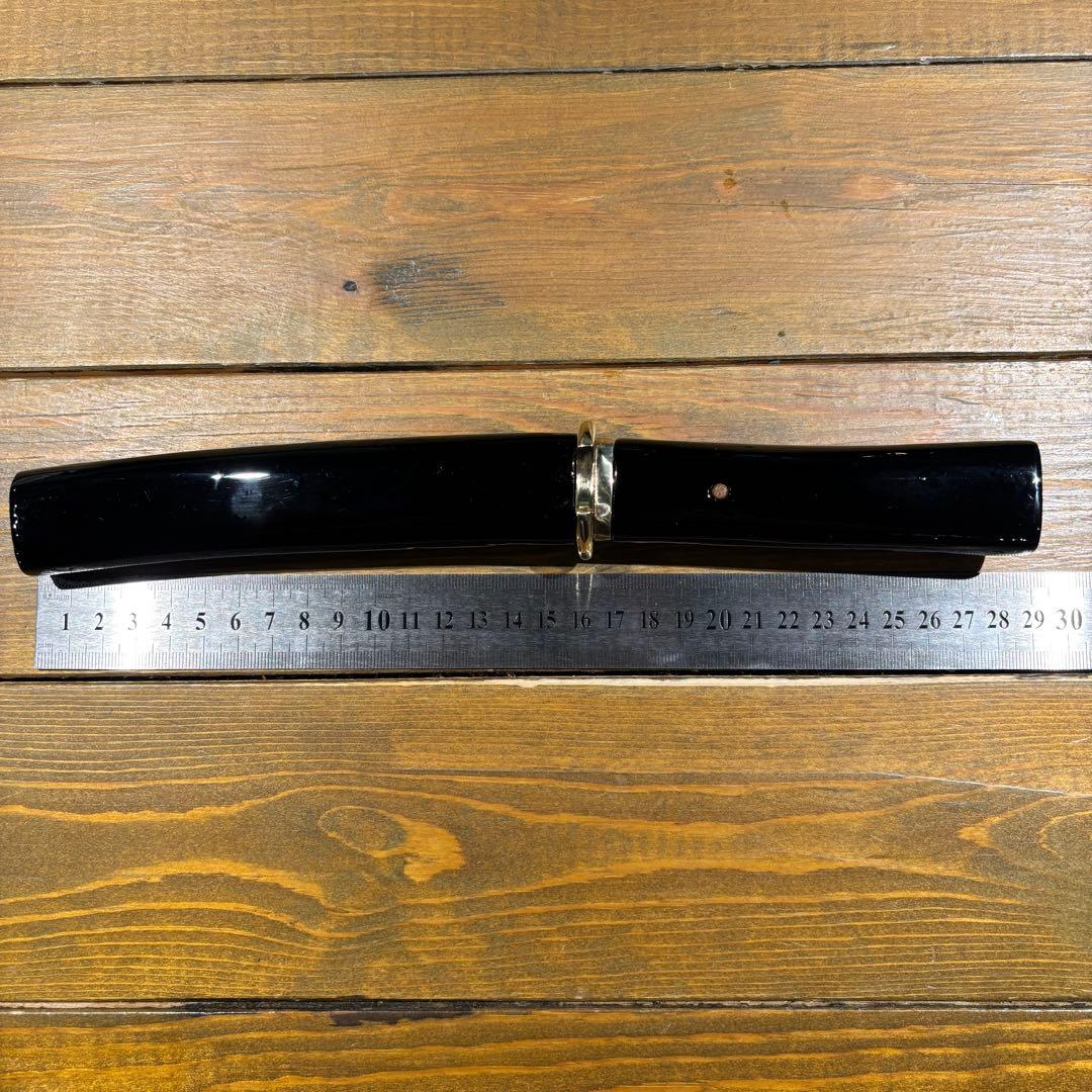 日本刀残欠クラフトナイフNo.68 最上大業物 長曽祢虎徹興里 黒