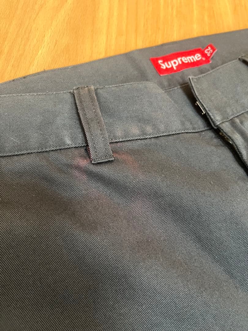 激レア】SUPREME シュプリーム ワークパンツ 黒 完売モデル チノパン