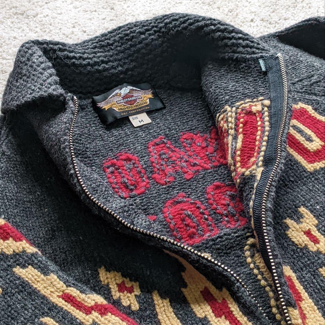新品❣️ハーレーダビッドソン カウチンニット90s デッドストック