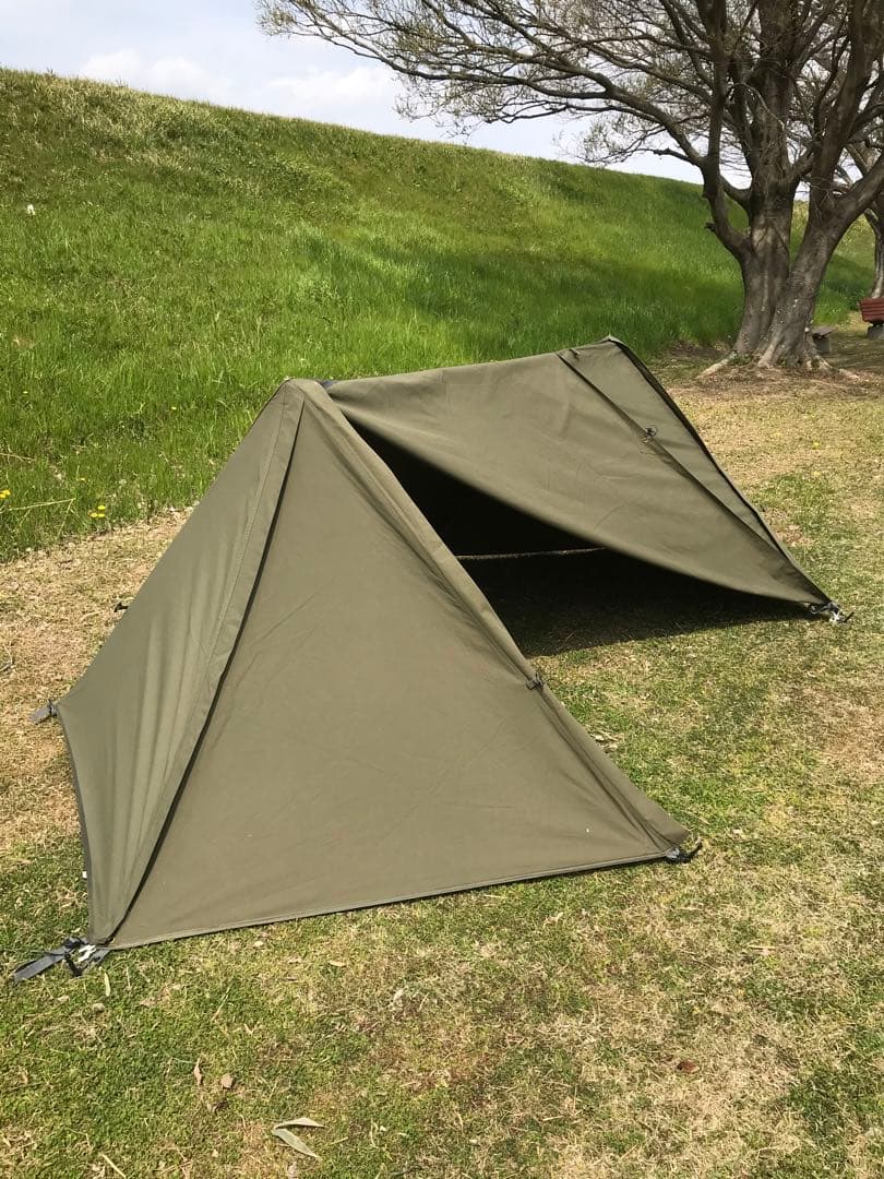 取説付き《バンドックソロベース仕様》二股フレーム＋棟ポール　らくらく設営快適空間