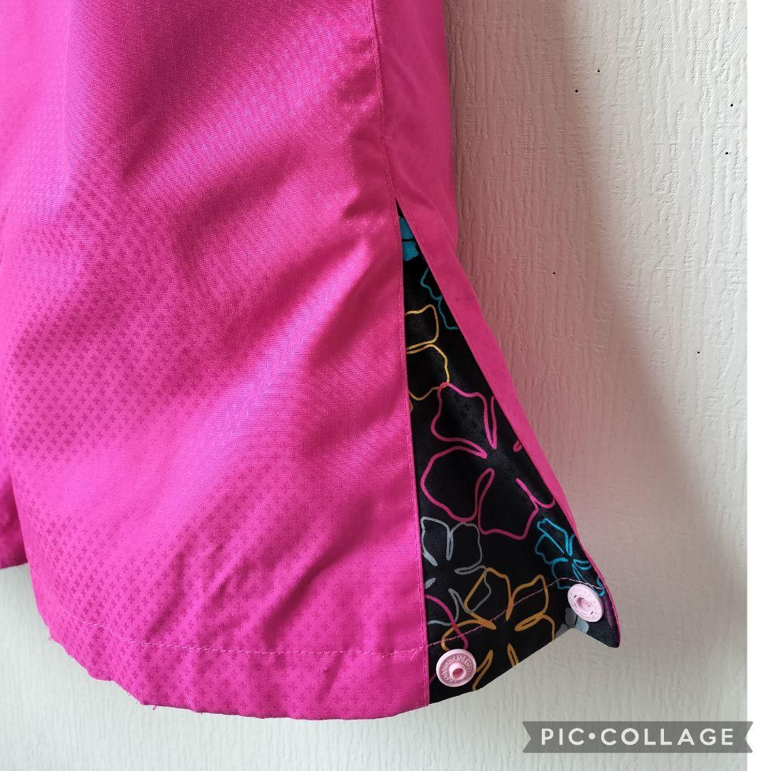 美品 Phenix スキーウェア 女の子 160 150 上下 黒×ピンク 花柄 phenix