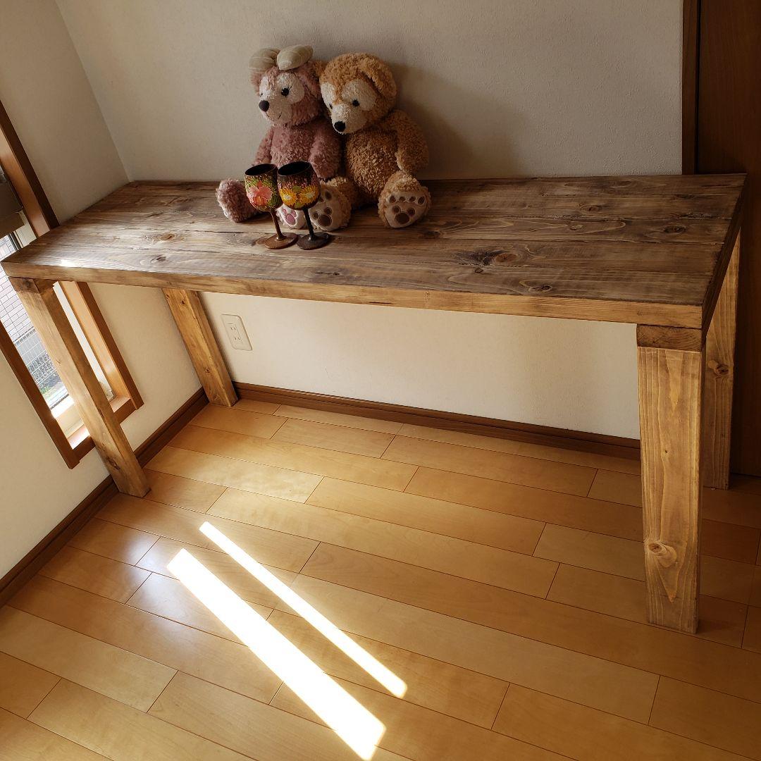 無印良品 木製シンプルテーブル コの字テーブル 45×115×72