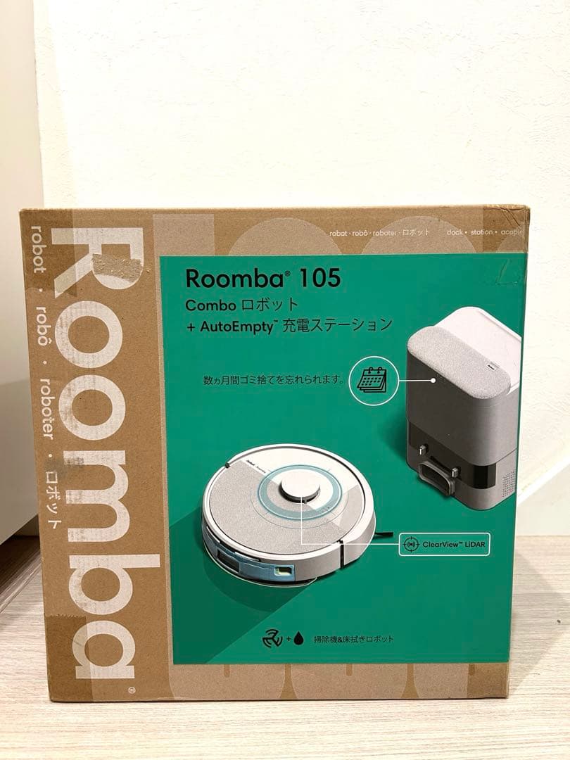 ルンバ Roomba 105 Combo ロボット + AutoEmpty Roomba 105 Combo ロボット + AutoEmpty 充電ステーション | アイ