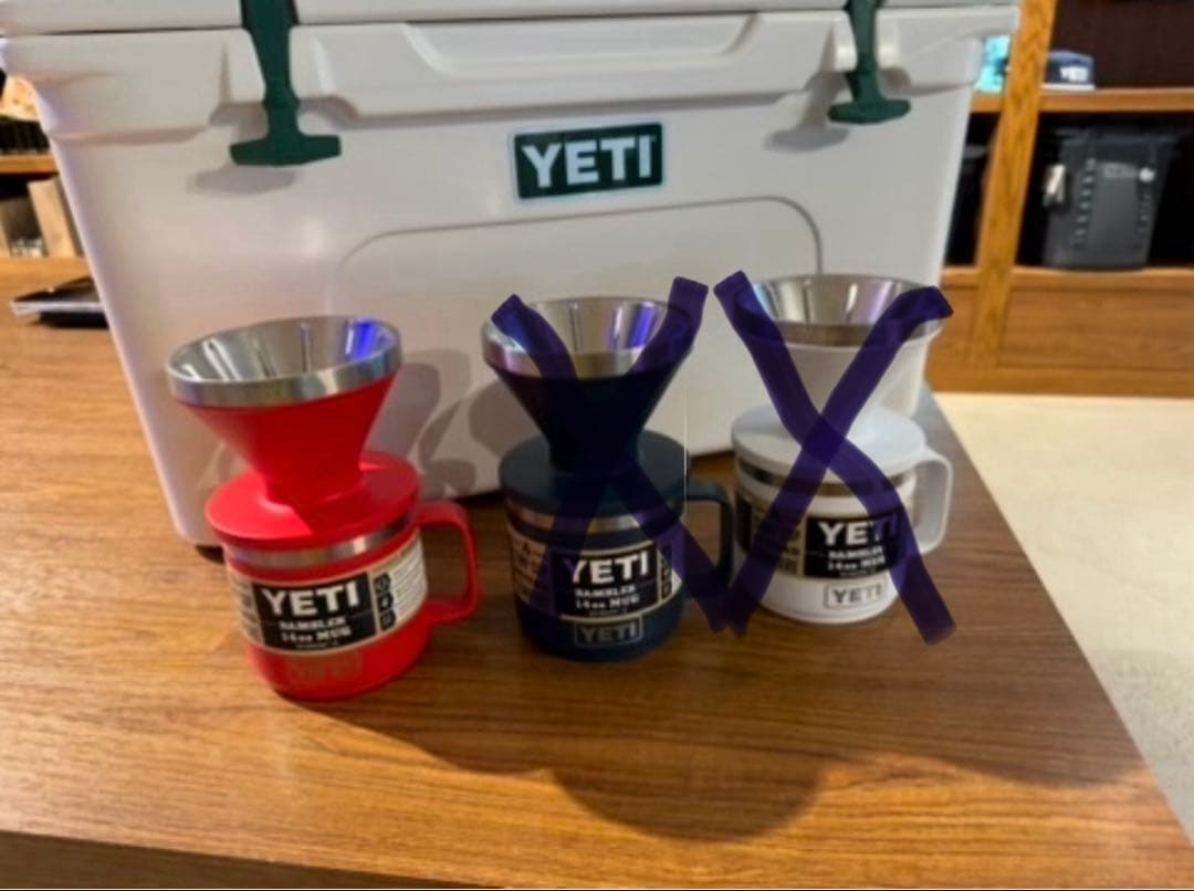 バーベキュー・調理用品 YETI Rambler 14 oz Mug &Big DRIPPER RED YETI Rambler 14 oz Mug &Big DRIPPER Red 【公式通販】