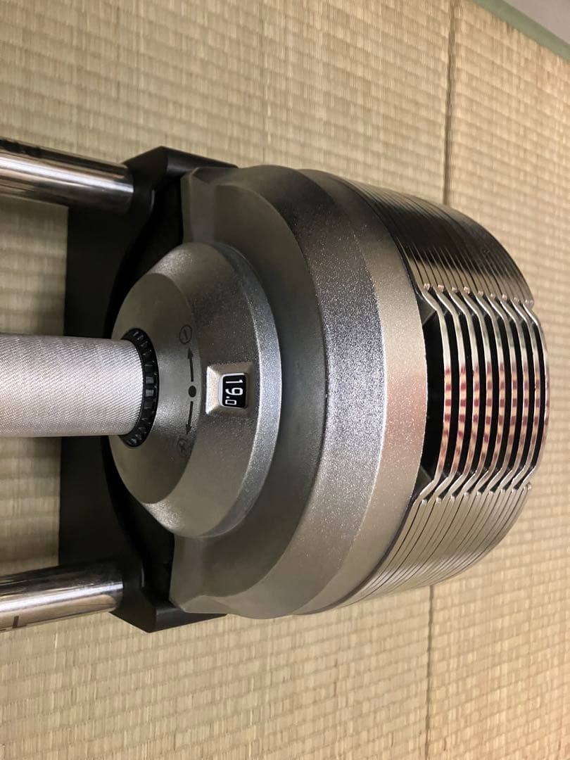 PROVERBELL 可変式ダンベル 32.5kg (シルバー)